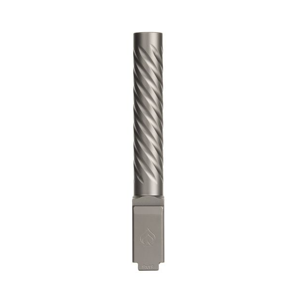 Glock 17 Gen Non-Threaded PVD Light Gray Spiral Fluted Premium Series