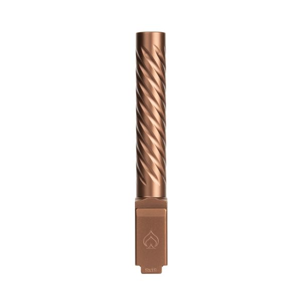 Glock 17 Gen 5 Non-Threaded PVD Copper Spiral-Fluted Premium Series