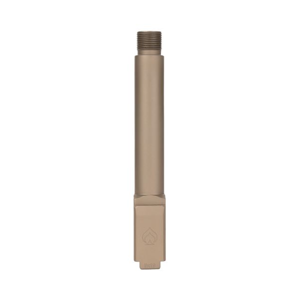 Glock 19 Gen 3-5 1/2x28" Threaded PVD FDE Non-fluted Premium Series