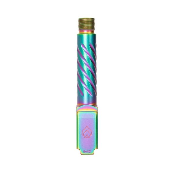 Glock 26 Gen 3-5 1/2x28" Threaded Iridescent Spiral-Fluted Premium Series