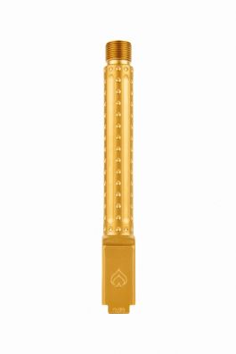 Glock 17 Gen 5 1/2x28" Threaded PVD Gold Bomber Flutes Premium Series