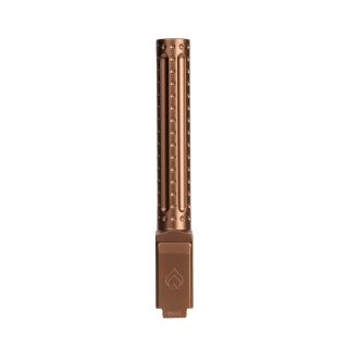 Glock 17 Gen 3-4 Non-Threaded PVD Copper Bomber fluted Premium Series