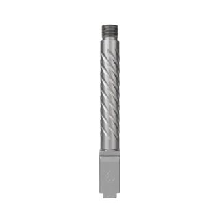 Glock 17 Gen 3-4 Threaded PVD Light Gray Spiral fluted Premium Series