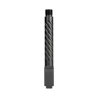 Glock 17 Gen 3-4 Threaded QPQ Black Spiral fluted Premium Series 