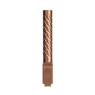 Glock 17 Gen 5 Non-Threaded PVD Copper Spiral-Fluted Premium Series