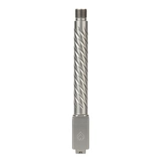SIG P320 Full PVD Light Gray Threaded Spiral Fluting LCI