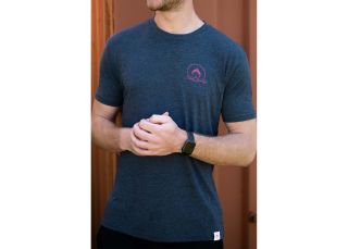 Vaporwave Blue Men's Short-Sleeve Shirt