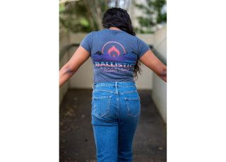 Vaporwave Blue Women's Short-Sleeve Shirt